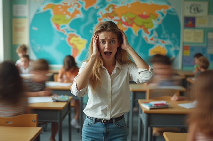 65% от учителите страдат от проблеми с гласа заради шума в класовете.