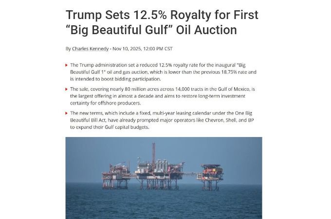 САЩ отваря 80 милиона акра в Мексиканския залив за сондажи