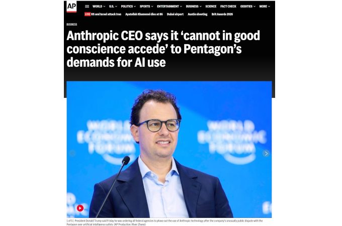 Къде се крие основният конфликт между Anthropic и Пентагона
