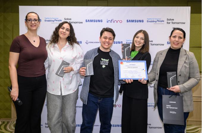 Ето кои са победителите в четвъртото издание на конкурса Solve for Tomorrow на Samsung България