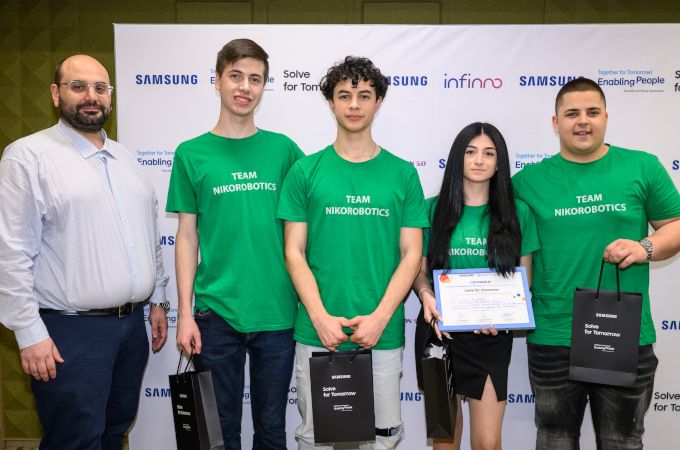 Ето кои са победителите в четвъртото издание на конкурса Solve for Tomorrow на Samsung България