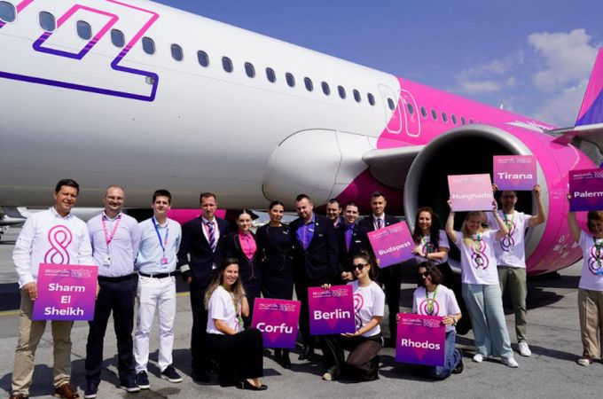 Wizz Air добавя осми самолет в базата си на летище София