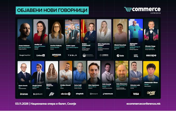 Amazon, Tesla и Decathlon са сред глобалните компании на Ecommerce Conference 2026 – обявени са нови лектори и теми